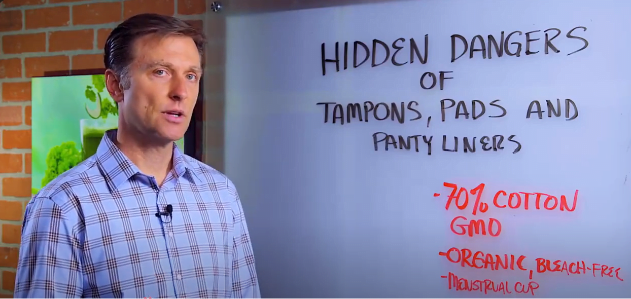 Hidden Dangerous of tampons, pads and panty liners
